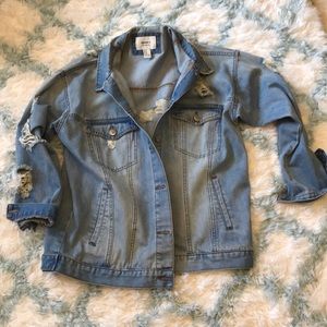 Forever 21 jean jacket size M